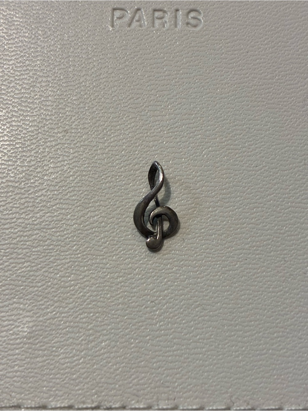 James Avery Vintage Treble Clef Sterling Silver Pendant Necklace Charm